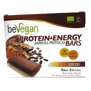 Barritas proteícas cacao bio vegan 6und BeVegan
