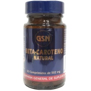 Betacaroteno natural 50 comprimidos GSN