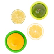 Juego 2 tapas ajustables de silicona para limones - Food Huggers
