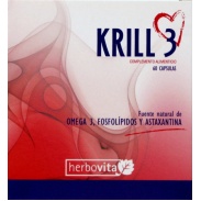 Krill 3  60 cápsulas Herbovita