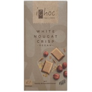 Chocolate blanco avellanas bio vegan 80gr Ichoc