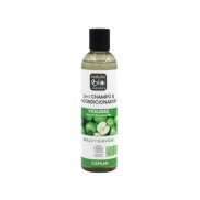 Champú & acondicionador 2 en1 vitalidad 250 ml aloe manzana Naturabio Cosmetics