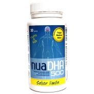 Nua DHA 500mg 30 perlas sabor limón Nua biological innovations