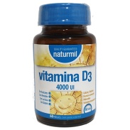 Vitamina D3 4000 UI 60 perlas Naturmil