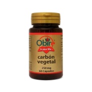 Carbón vegetal 200 mg 60 cápsulas Obire