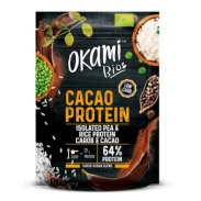 Okami bio proteina de guisante, arroz, cacao y algarroba 500g
