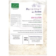 Harina de avena bio sin gluten 800 gr Rincón de Segura