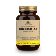 Ginkgo 60 (Ginkgo biloba) 60 cápsulas Solgar