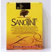 Tinte del cabello Sanotint 01 Negro 125 ml