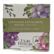 Limpiador exfoliante facial solido con uvas bio karité y mango Uvas Frescas