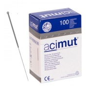 Producto relacionad Agujas de acupuntura - Mango bañado en plata con cabeza redonda sin guía Acimut, Medidas: 0,26X40mm
