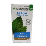 Vista delantera del melisa 1100 mg 45 cápsulas Arkopharma en stock
