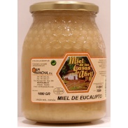 Vista frontal del miel de Eucalipto 1Kg Api Mancha en stock