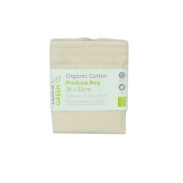 Bolsa de algodón orgánico peq. 18x22 cm - A Slice of Green