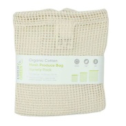 Pack 3 bolsas de malla de algodón orgánico - A Slice of Green