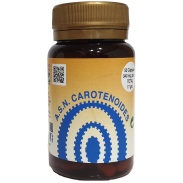 Vista principal del carotenoides (betacaroteno) 50 cáps ASN Leader en stock