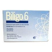 Biligo-6 Azufre 20 ampollas Artesanía Agrícola