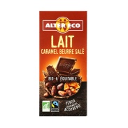 Chocolate con leche bio, 100 g Altereco