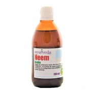 Vista principal del aceite de neem ayurvédico, 200 ml  Ayurveda en stock