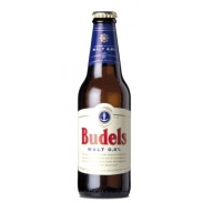 Vista delantera del cerveza de malta 0% alcohol bio 30cl Budels en stock