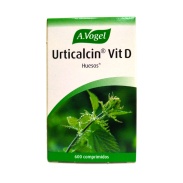 Vista delantera del urticalcin + Vitamina D 600 comprimidos A. Vogel