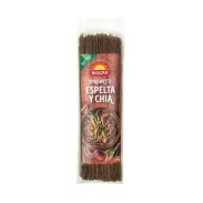 Vista principal del spaghetti espelta y chía 250 g Biogra en stock