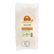 Vista frontal del gluten en polvo 400g (para seitán o pan) Biográ en stock