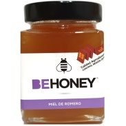 Vista principal del miel de romero cruda 400gr Behoney en stock