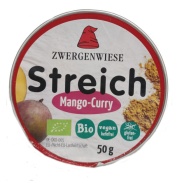 Producto relacionad Paté vegetal mango-curri 50gr Zwergenwiese
