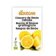 Vista frontal del ralladura de limón BIO - CAJA 20 x 9 g Biovegan en stock