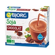 Bebida mini de soja con chocolate y calcio bio, pack 3x25 cl Bjorg