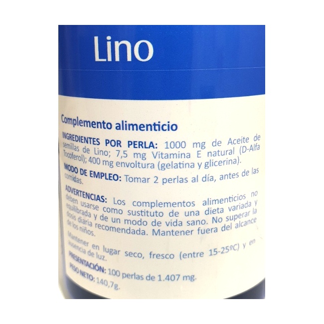 Foto detallada de aceite de lino 1000mg 100 perlas Ens