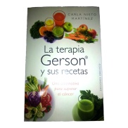Vista frontal del libro La Terapia Gerson y sus Recetas Obelisco en stock