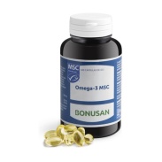 Vista principal del omega-3 MSC 180 cáps  Bonusan en stock