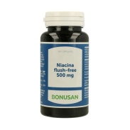 Vista principal del niacina flush-free 500 mg plus 60 cáps Bonusan en stock