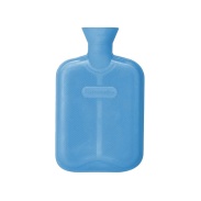 Vista frontal del bola de agua clásica  1,8 L azul Cassandra en stock