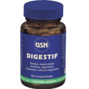 Vista frontal del digestif 50 comp. GSN en stock