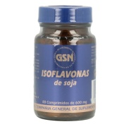 Vista delantera del isoflavonas de soja (80 comprimidos) GSN en stock