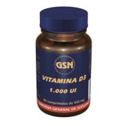Vista principal del vitamina d3 90 compr GSN en stock