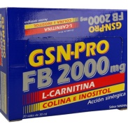 Vista frontal del pro fb-2000 20 viales x 30 ml. GSN en stock