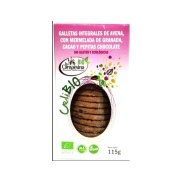 Galletas Celibio avena con granada, cacao y pepitas chocolate 115g  bio sin gluten La Campesina