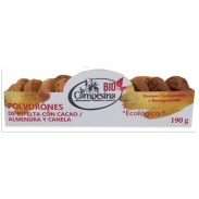 Surtido polvorones /cacao/ almendra y canela eco 190 gr La campesina