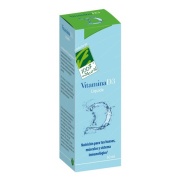 Vista frontal del vitamina D3 Líquida. 50 ml Cien por Cien Natural en stock