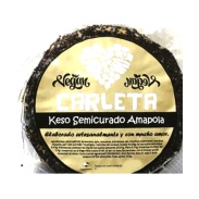 Vista frontal del keso vegano semi amapola,manzana y arándanos180gr Carleta