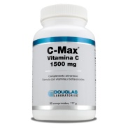 Vista frontal del c-Max Vitamina C 1500mg 90 comprimidos Douglas