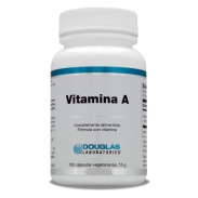 Vista principal del vitamina A 4000 UI 100 cápsulas Douglas