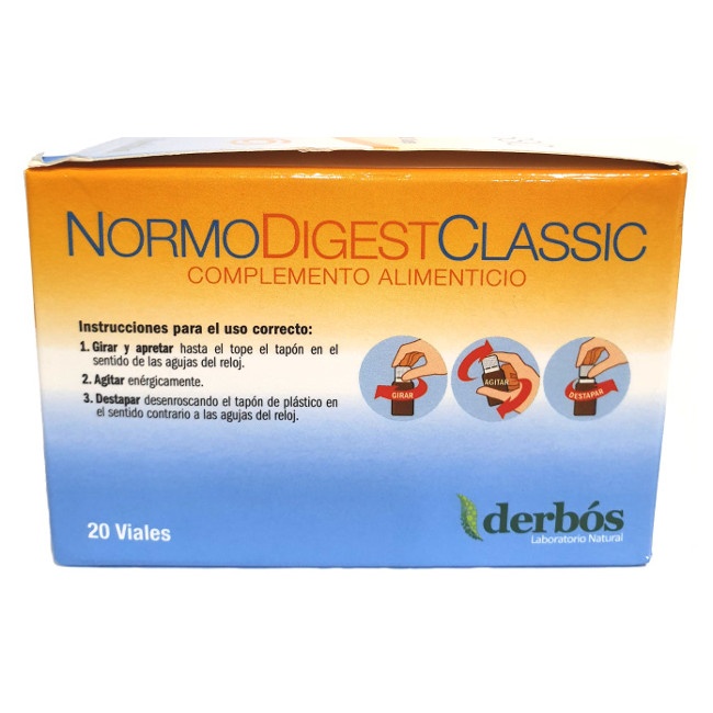 Foto detallada de normoDigest Classic 20 viales Derbós
