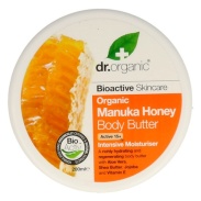 Vista principal del crema corporal de miel de manuka 200ml Dr. Organic en stock