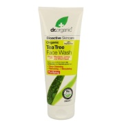 Gel limpiador facial de árbol de té 200ml Dr. Organic