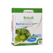 Vista delantera del brócoli 24 cápsulas Nutrabasics Drasanvi en stock
